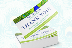 PEACOCKS PERCH LIQUOR STORE THANK YOU POST CARD